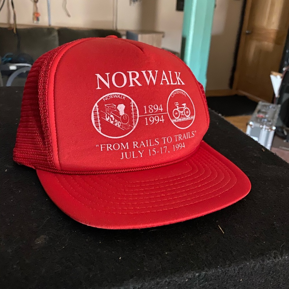 Vintage Red Trucker Hat